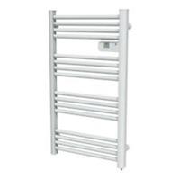 Towel Rail Radiator Electric White Bathroom Warmer Ladder 500W (H)98x(W)54.5cm