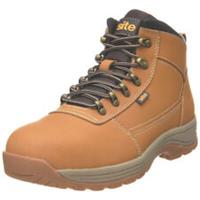 Mens Safety Boots Wide Fit Brown Lightweight Steel Toe Cap Breathable Size 7