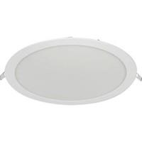 Luceco Downlight LED Cool White Slimline Aluminium White Round Low Profile