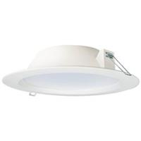 Luceco Downlight Integrated LED Cool White Plastic Round White Slim Fixed