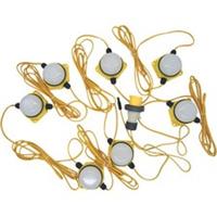 Festoon Lighting Chain LED 20m Yellow Outdoor Impact Resistant 70W 1200lm 110V