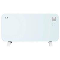 Electric Glass Panel Heater Smart Wi-Fi White Timer Portable Thermostat 2kW