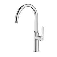 Kitchen Tap Mono Mixer Chrome Single Lever Swivel Spout Contemporary Faucet