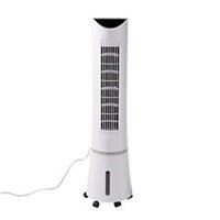 Portable Air Cooler Fan White Timer 3 Speed Oscillation 4L Remote Control 45W