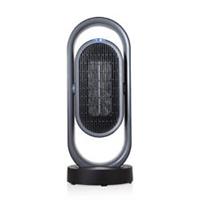 Tower Fan Heater Electric Black Ceramic Timer Portable Oscillating Remote 1.8kW