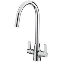 Bristan Kitchen Tap Mono Mixer Echo Easyfit Dual Lever Chrome EasyFit Mount 5Bar