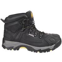 Amblers Safety Boots Mens Standard Fit Black Waterproof Steel Toe Size 13