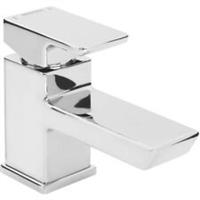 Basin Mono Mixer Tap Chrome Clicker Waste Single Lever Brass Modern Bathroom