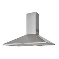 Cooke & Lewis Chimney Hood W90cm CLCHS90 Silver Stainless Steel 3 Speeds