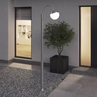 Outdoor Post Lantern Light 1 Lamp Glass Stainless Steel Mains Powered (H)2274mm