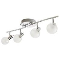LED Ceiling Light 4 Way Spotlight Chrome Effect Warm White Livingroom 4.5W 240V