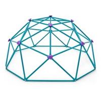 Kids Climbing Dome Metal Geo Frame Outdoor Weather Resistant 3+ (H)90(D)190cm