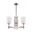 Pendant Ceiling Light Chandelier 3 Way Multi Arm Modern Adjustable Frosted Shade