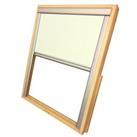 Site Roof Window Blind Beige Blackout Roller Resistant to UV (W)78cm (L)140cm