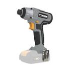 Titan Impact Driver Cordless TTI885IPD Variable Speed Soft-Grip 18V Body Only