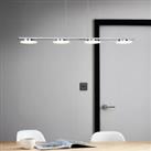 Giedi Pendant Ceiling Light 4 Lamps Warm White Chrome Integrated LED Energy A++