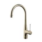 Kitchen Tap Side Lever Zinc Gold Brass Effect Scratch Resistant Traditional