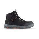 Scruffs Safety Boots Mens Regular Fit Black Nubuck Leather Aluminium Toe Size 11