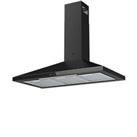 Chimney Cooker Hood Black Steel And Glass GHAGRO90 Touch Control (W)89.8cm