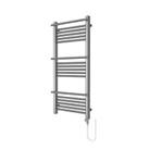 Towel Rail Radiator Chrome Effect Vertical Flat Bathroom Ladder (W)534x(H)1182mm