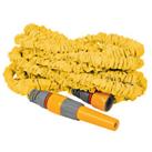 Extendable Hose Pipe Watering Garden Outdoor Yellow Lightweight Compact 15m