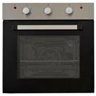 Single Electric Single Oven Built In CLFSB60 Black Integrated 5 Functions 60L