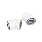 Ideal Heating Flue Elbow 60/100mm 45 2 Pack