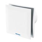 Vent-Axia Bathroom Extractor Fan Humidity Control Quiet White Plastic 5W Dia10cm