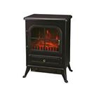Electric Stove Fireplace Log Burning Flame Effect Heater Freestanding 1.8kW