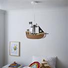 Hikaru Ceiling Light Pirate Ship Pendant Plastic Adjustable Height IP20 Indoor