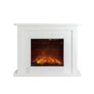 Focal Point Fire Suite Convected Metal Electric White With Remote Control