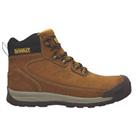 DeWalt Safety Boots Mens Standard Fit Brown Leather Steel Toe Cap Size 7