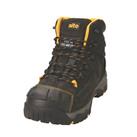 Site Safety Boots Mens Standard Fit Waterproof Black Leather Steel Toe Size 14