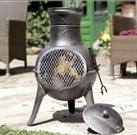 Chimenea Fire Heater Garden Cast Iron Steel Outdoor Patio Wood Log Burner