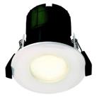 LED Ceiling Downlight Fixed Round Matt White Fire-rated Colour Changing 6 Pack