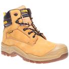 Safety Boots Mens Standard Fit Honey Leather Waterproof Composite Toe Cap Size 3