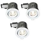 LED Downlight Ceiling Light Warm White Tilt Recessed Fire Rated Pack of 3