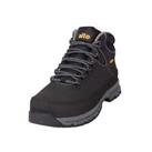 Site Safety Boots Unisex Regular Fit Black Grey Steel Toe Cap Work Shoes Size 10