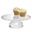Lakeland Small Clear Acrylic Cake Stand 26.5cm Dia.