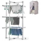 Dry:Soon 3-Tier Heated Clothes Airer & Fitting Cover Pack