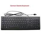 Lenovo 00XH601 Calliope USB Keyboard - German Qwertz Keyboard Black, SD50L21292