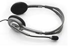 Logitech H110 Wired Stereo Headset Over-The-Head Semi-Open Black Silver 20