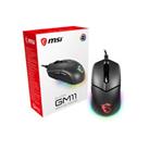 MSI CLUTCH GM11 RGB Optical Gaming Mouse 5000 DPI Optical Sensor, DualZone RGB