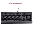 Lenovo SK-8827 00XH734 USB Wired Keyboard - Nordic Layout - Black - SD50L80077