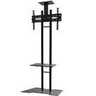 Neomounts by NewStar Height-Adjustable Tiltable Fixed Floor Stand for Monitor
