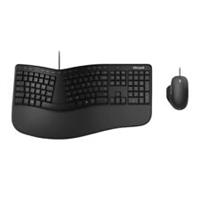 Microsoft Ergonomic Desktop Kit for Business QWERTY Keyboard + Mouse set - Black