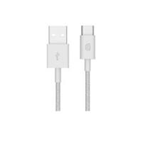 Griffin Braided GP-005-SLV USB A to USB Type-C Male to Male Cable - 1m Silver