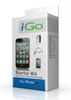 iGo Kit for Apple iPhone 4 / 3 USB Car Charger Sync Cable Screen Protector