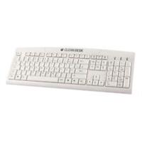 Gett Clean Desk - KL20232 USB Keyboard Waterproof Fluester Stop 105 Keys - White