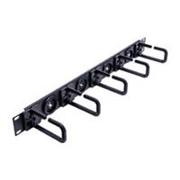 StarTech CABLMANAGERH 1U Rack-Mountable Rack Cable Manager - Black